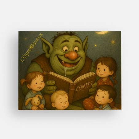 Aimant L’Ogre Baveux | Accessoire livre jeunesse